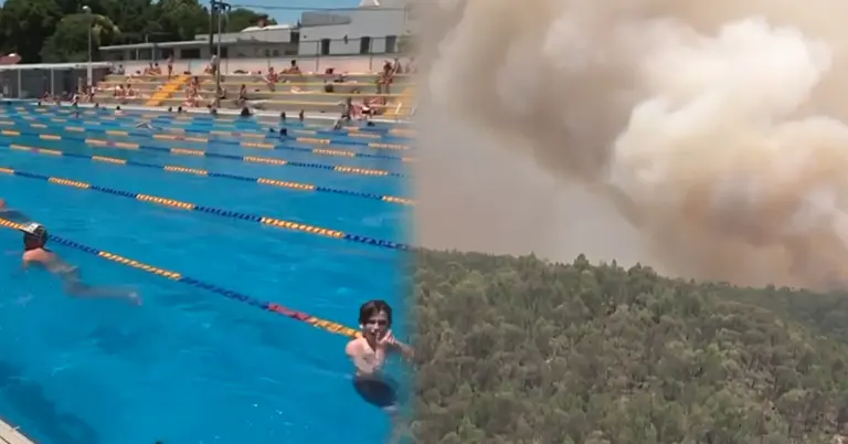 সুইমিংপুল ও দাবানল